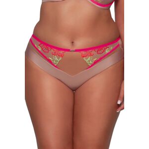 Kalhotky Ava Lingerie 2072 Fluo Růžová XL