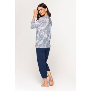 Dámské pyžamo CANA CAN-573 - bavlna Světle modrá XL