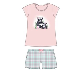 Dívčí pyžamo Cornette 788/92 Panda Růžová 110-116