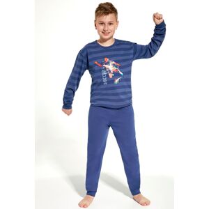 Chlapecké pyžamo Cornette 268/135 Soccer Modrá 146-152