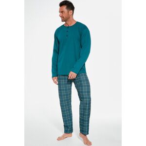 Pánské pyžamo Cornette Artur - bavlna Mořská zeleň 2XL