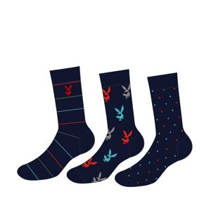 Pánské ponožky Cornette A50 - 3 páry Tmavě modrá 45-47