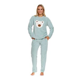 Dámské pyžamo Doctor Nap PM 5268 soft - měkké a teplé Mátová XL