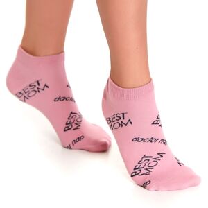 Dámské ponožky Doctor Nap SOC.2201 Růžová 35-37