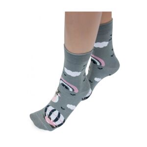 Dámské ponožky Doctor Nap SOC.2204 Tmavě šedá 35-37