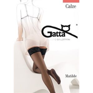 Samodržící punčochy Gatta Matilde 15-20 DEN Černá M-L