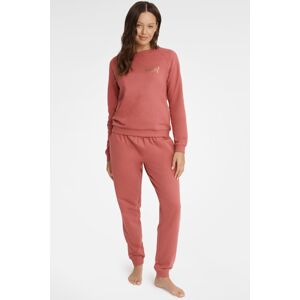Dámské pyžamo Henderson 40937 Glam - bavlna Růžová L