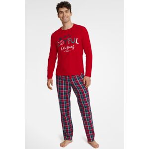 Pánské pyžamo Henderson 40950 Glance Červená M