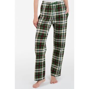 Pyžamové kalhoty Italian Fashion Zonda - dlouhé bavlněné Zelená S