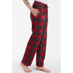 Pyžamové kalhoty Italian Fashion Zorza - bavlněné Červená M