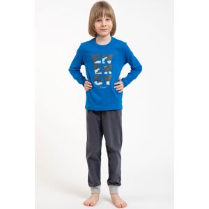 Chlapecké pyžamo Italian Fashion Vojtěch - Energy Modro-šedá 8 let