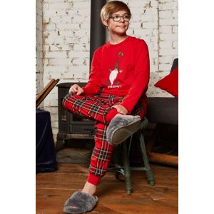 Chlapecké pyžamo Italian Fashion Narwik - se skřítkem Červená 4 roky