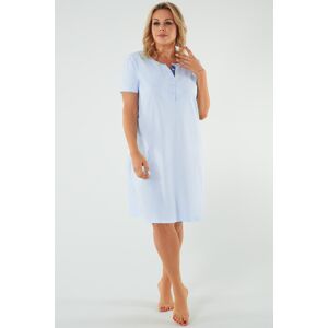 Noční košilka Italian Fashion Lady - bavlna Světle modrá XL
