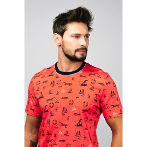 Pánské pyžamo Italian Fashion Kastos Červená XL