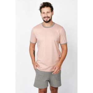 Pánské pyžamo Italian Fashion Nikodem Růžová XL