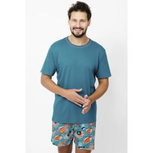 Pánské pyžamo Italian Fashion Krab Mořská zeleň XL