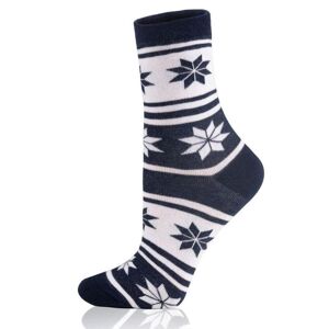 Dámské ponožky Italian Fashion S145D Alaska Tmavě modrá 35-38