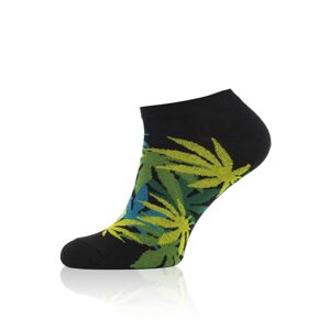 Dámské ponožky Italian Fashion S168S Chill Černo-zelená 39-41