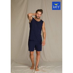 Pánské pyžamo Key Chill 001 Tmavě modrá XL