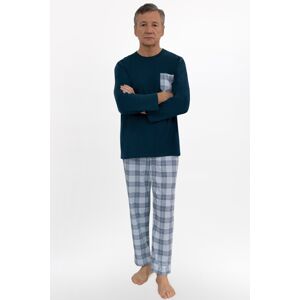 Pánské pyžamo Martel Ignác - bavlna Mořská zeleň 2XL