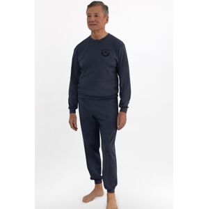 Pánské pyžamo Martel Konrád - bavlna Tmavě šedá XL