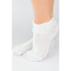 Dětské ponožky Noviti SB068 - tenké Bílá 27-30