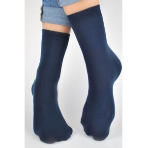 Hladké ponožky Noviti SB005 Tmavě modrá 31-34