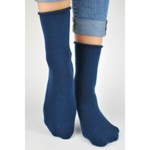 Dámské ponožky Noviti SB014 Tmavě modrá 39-42