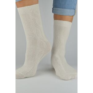 Dámské ponožky Noviti SW002 vlněné Světle béžová 35-38