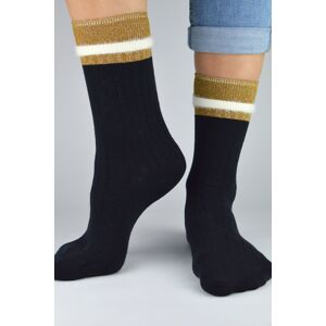 Dámské ponožky Noviti SB050 Lurex Černá 39-42