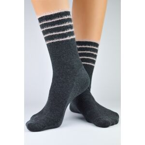 Dámské ponožky Noviti SB053 Tmavě šedá 35-38