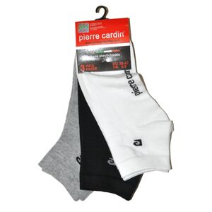 Kotníkové pánské ponožky Pierre Cardin SX-400 Man Quarter - 3 páry Černo-šedo-bílá 39-42
