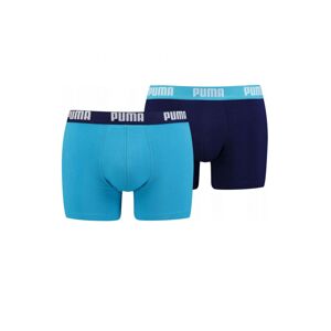 Pánské boxerky PUMA 906823 Cotton A'2 Tmavěmodrá-modrá XL