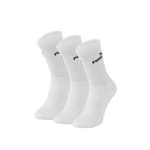 Pánské ponožky PUMA 883296 Crew Sock A 3 páry Bílá 43-46