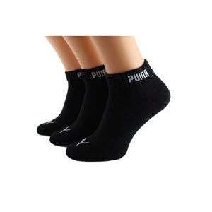 3 PACK Unisex ponožky PUMA 887498 BQ Černá 35-38