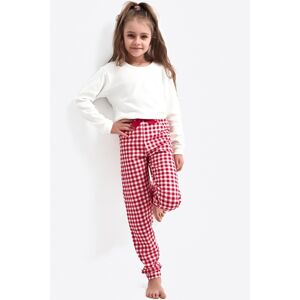 Dívčí pyžamo Sensis Perfect - bavlna Ecru 146-152