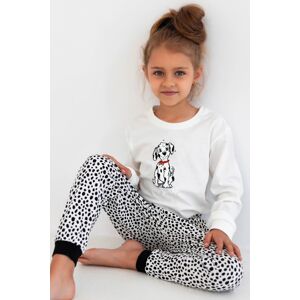 Dívčí pyžamo Sensis Rolly Bílo-šedá 98-104