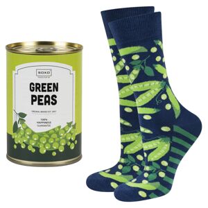 Unisex Soxo Green Peas - tmavé Zelená 40-45