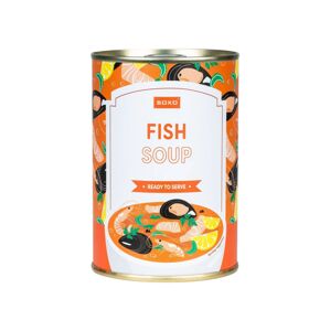 Unisex ponožky Soxo Fish Soup - v plechovce Oranžová 40-45