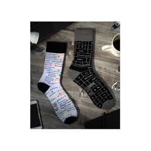Unisex ponožky Spox Sox Počítačový maniak Barevná 44-46