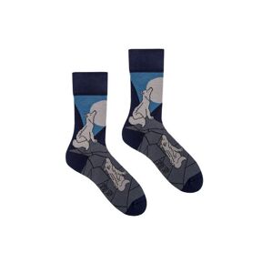 Unisex ponožky Spox Sox s vlkem Barevná 44-46