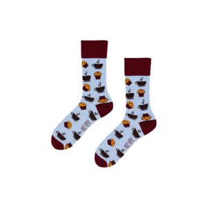Unisex ponožky Spox Sox s kávou a muffinem Barevná 40-43