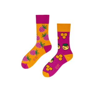 Unisex ponožky Spox Sox s malinami a medem Barevná 44-46
