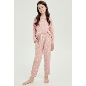Dívčí pyžamo Taro Chloe/T - bavlna Starorůžová 158