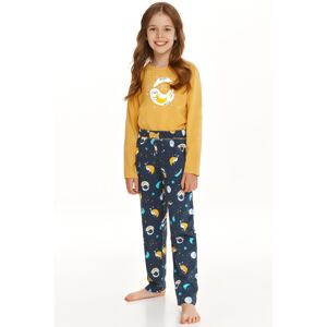 Dívčí pyžamo Taro 2615-6 Sarah Žlutá 140