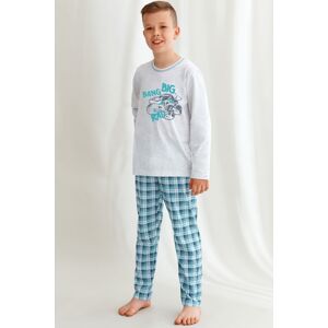 Chlapecké pyžamo Taro 2650-1 Mario Šedá 134